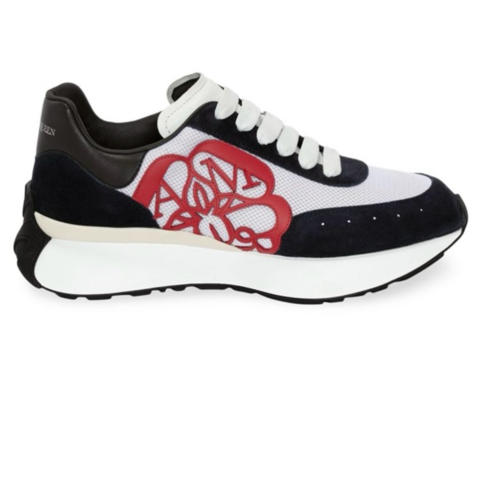 McQueen Mixed Media Sneakers Sz 11